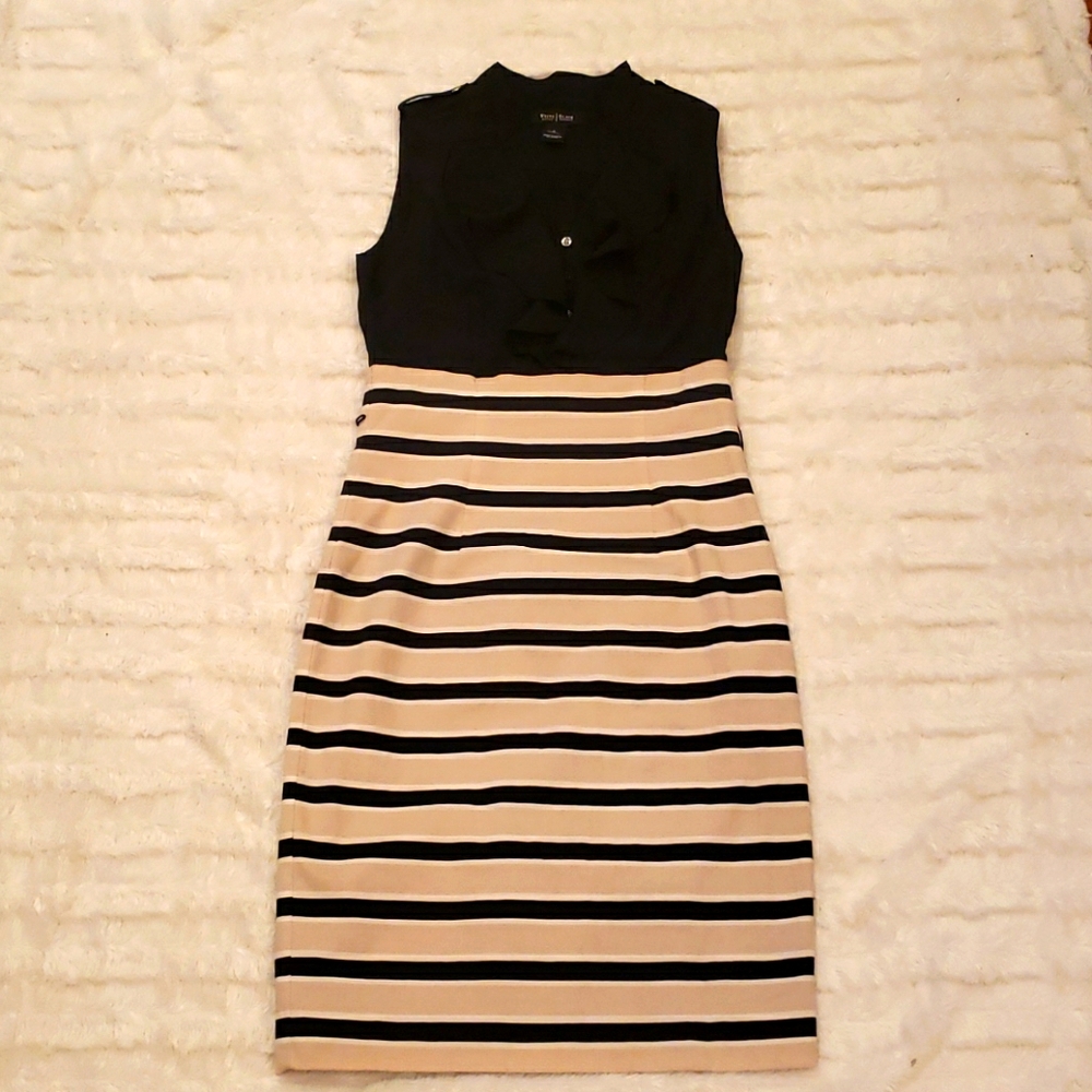 Striped Sheath Dress.
